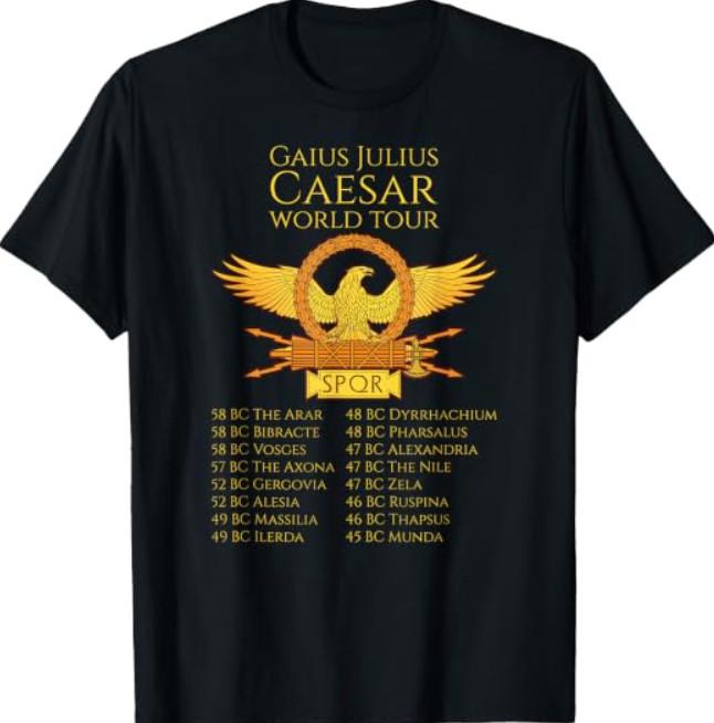 SPQR Ancient Caesar Roman History T-Shirt