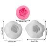 3D Rose Peony Flower Silicone Mold Diy Handmade Flower Soap Plaster Chocolate Baking Mold For Valentine'S Day Decoration Gift