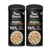 True Elements Muesli Fruits Nuts and Seeds 400gm Breakfast Cereal Wholegrain Freeze Dried Fruits Pack of 2