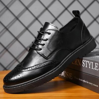 2025 New Casual Leather Shoes, Men's Classic Business Shoes, Lace Up Oxford Shoes, Comfortable Flat Shoes, Men's Loafers