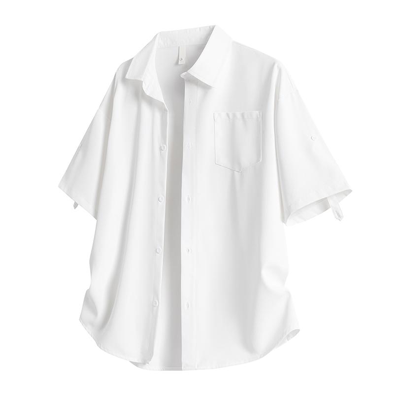 Summer Collar Men's Short Sleeved Shirt Casual Business Shirt