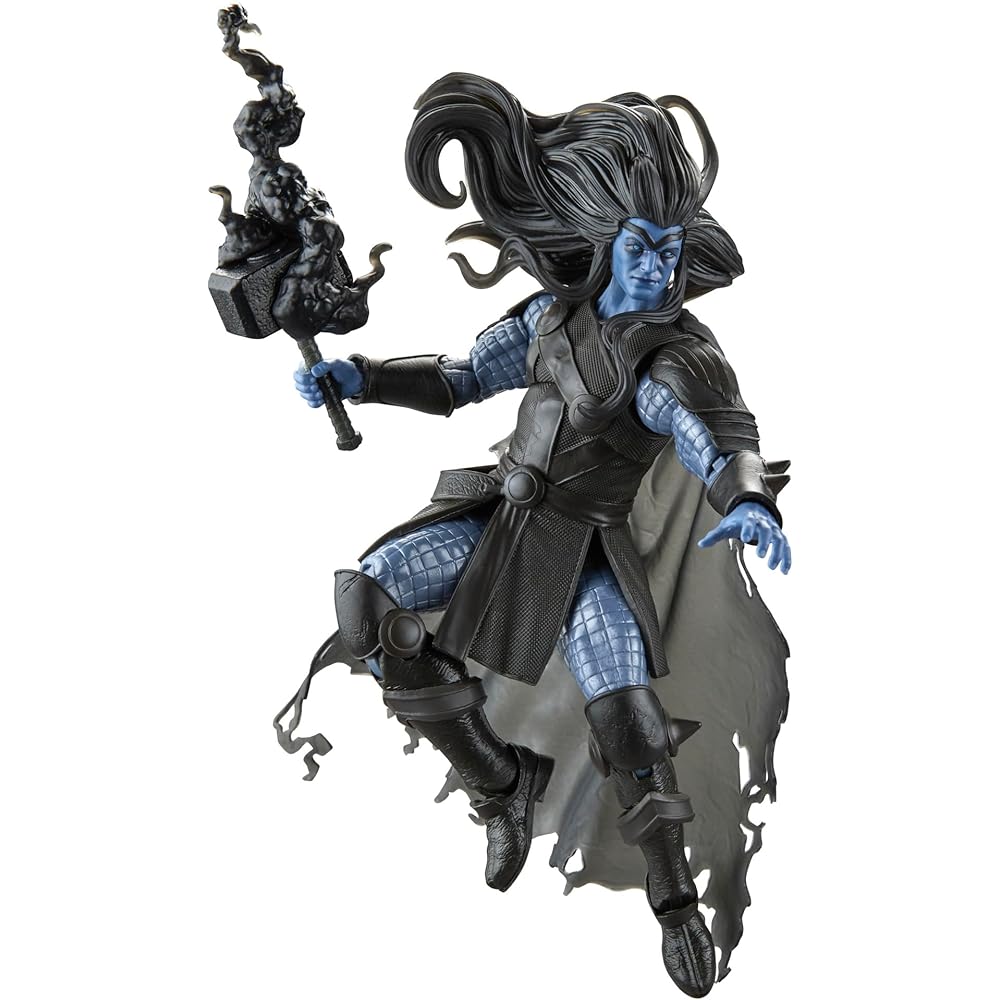Hasbro Marvel Legends Series Black Winter Action Figure 6 Inch Collectible with Build-A-Figure Parts F9073