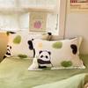 Thickened Milk Fleece Four-Piece Set Cartoon Coral Fleece Quilt Cover Fleece Bedding Flannel Sheets