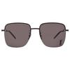 Saint Laurent Open Box Saint Laurent Brown Square Ladies Sunglasses Sl 312m 001 58