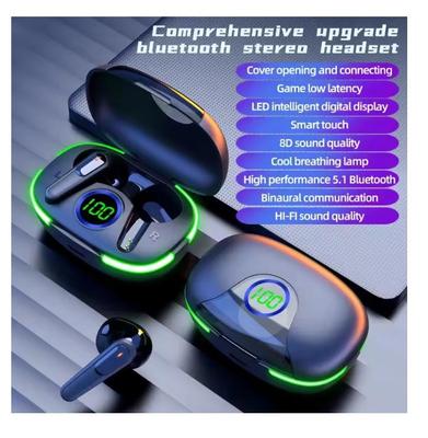 2025 PRO 80 Nowe Słuchawki Bluetooth Bezprzewodowe Douszne TWS Dotykowy Wyświetlacz Cyfrowy Sportowe Słuchawki Bluetooth