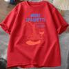 Mehr Spaghetti Weniger Upsetti T-Shirt Damen Pasta T-Shirt Unisextal Gesundheit La Dolce Vita T-Shirt Lustige Grafik Ästhetische Kleidung Y2K Oberteil