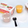 50Pcs Disposable Yogurt Cup With Lid 4Oz Party Plastic Cup 120Ml Dessert Mousse Cup Clear Disposable Pudding Cup Yogurt Cup