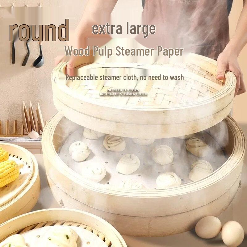 ZISIZ Steamer Liner Paper for Buns & Dumplings