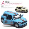 1/32 BMW Mini Cooper Oldtimer Hochsimulations-Diecast-Metalllegierungsmodellauto Rückzugsammlung Kinderspielzeug Geschenke
