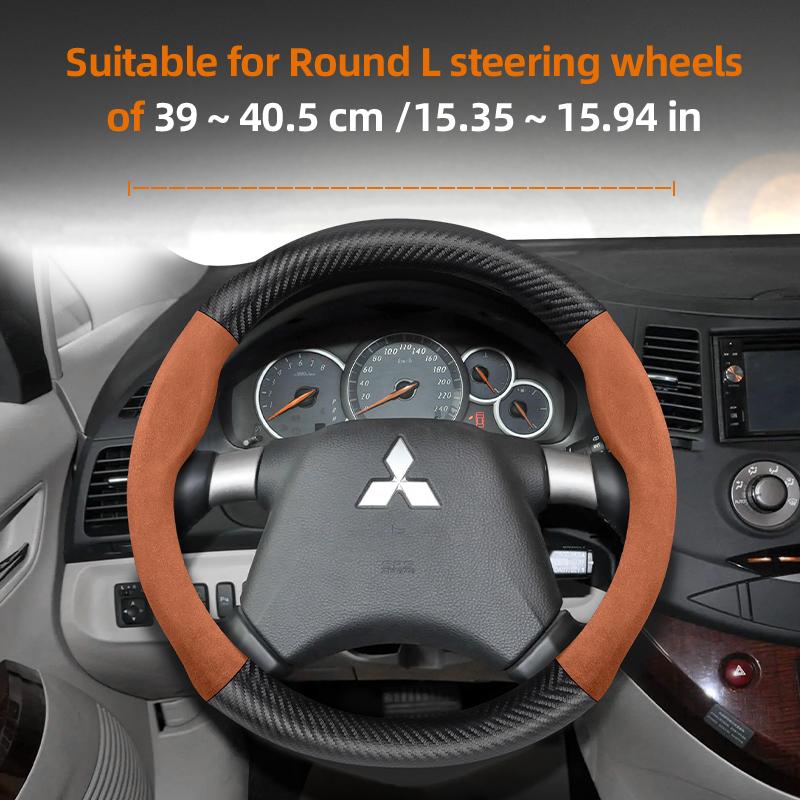 Applicable to Mitsubishi steering wheel covers: Outlander 3, XL, L200, Lancer 2009, X 9, 10, Asx, Pajero Tr4, Mirage G4,