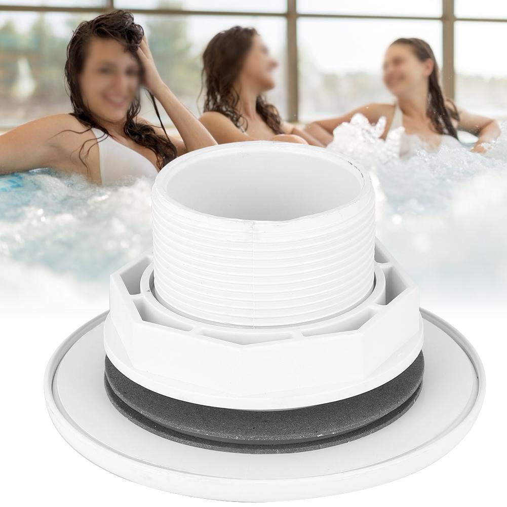 Pool Drain Fitting Connect, High Strength ABS Material Water Spout Draining Accessory Replacement for Swimming Pool   Ground Easy Maintenance