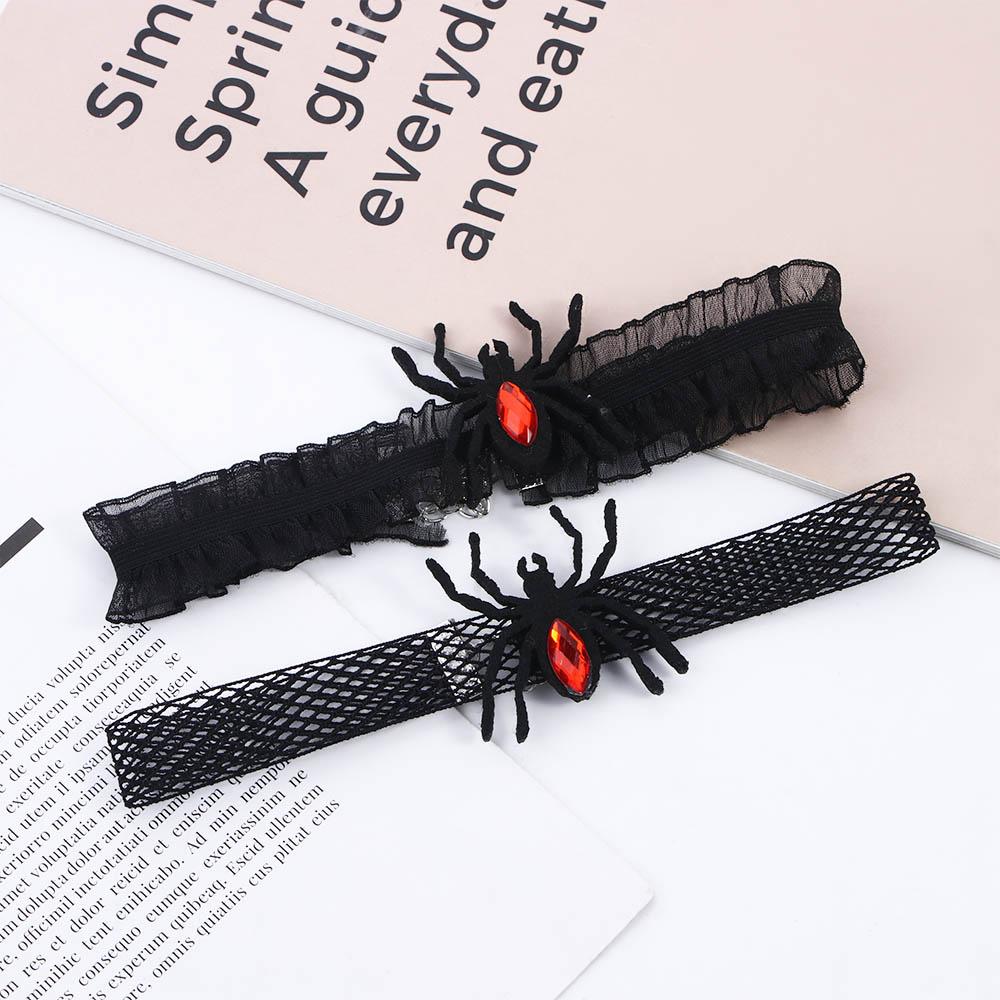 Flowers Halloween Jewelry Party Gifts Spider Gothic Choker Neck Collar Goth Necklace Lace Choker