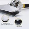 ABUL-Sheet Metal Bending Pliers Manual Seam Pliers 80Mm Straight Jaws Welding Clamping Tool Wide Straight Jaws