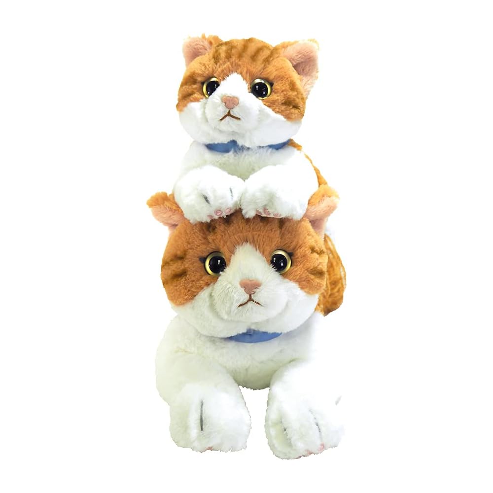 Sanlemon Hizaneko Chashiro Plush Toy 13x36x15cm Cute Cat Animal Stuffed Animal