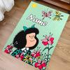Custom Personalization Mafalda Print Area Rug - Soft, Washable Non-Slip Indoor Mat,Living Room,Home&Office Decorative Rug