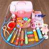 Wooden Children's Pretend Doctor & Nurse Medical Kit