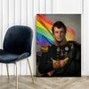 Canvas Print Portrait General Rainbow Flag
