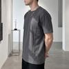 Herren Rundhals-T-Shirt Einfach Einfarbig Sommer-T-Shirt Atmungsaktiv Locker Geschnitten Stilvolles T-Shirt für Büro Dating Party Streetwear