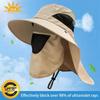Summer Large Sun Hat For Men Women Breathable Fishing Caps Sun Uv Protection Fisherman Hat Hiking Outdoor Beach Cap Gifts