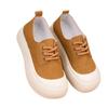 Height-increasing New Straps, Women's Casual Versatile Casual Shoes, Thick-soled Round Head Lace-up, Little White Shoes, Love
