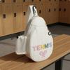 Large Capacity Tennis Shoulder Pack Stylish Paddle Bag for Pickleball Badminton