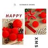 Velvets Xmas Ornaments Balls Shatterproof Xmas Tree Baubles Wedding Party Decoratio