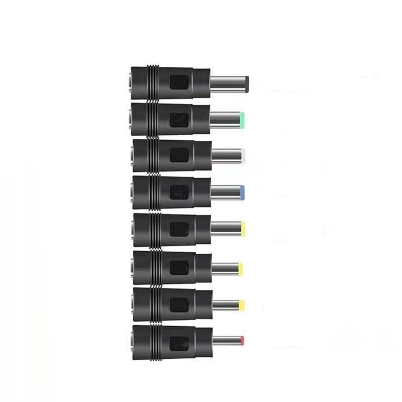 Type C To 5.5x2.5mm Charging Wire With Digital Display 5V 9V 12V 15V 20V Adjustable with 8 Connector Tip for Electronic