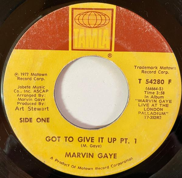 7inch Record MARVIN GAYE - Got To Give It Up T54280F Tamla 1977 US Soul/Funk Used