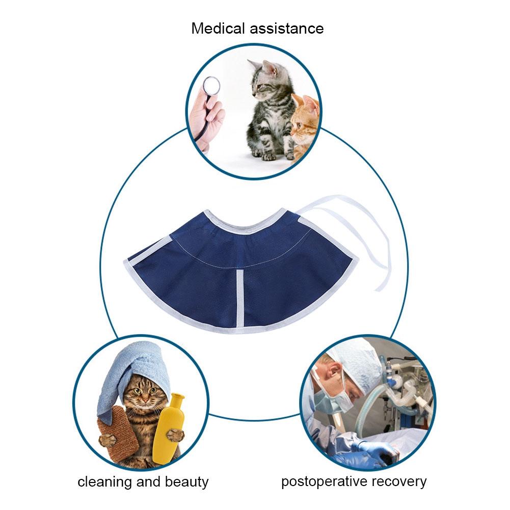 Милий захисний комір для домашніх тварин, для загоєння ран, проти кусання, відновлення, Єлизаветинське коло, регульований, для кота, собаки