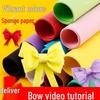 Colored Foam Paper Pack - 10 Sheets, 10 Colors - for Crafting & Origami