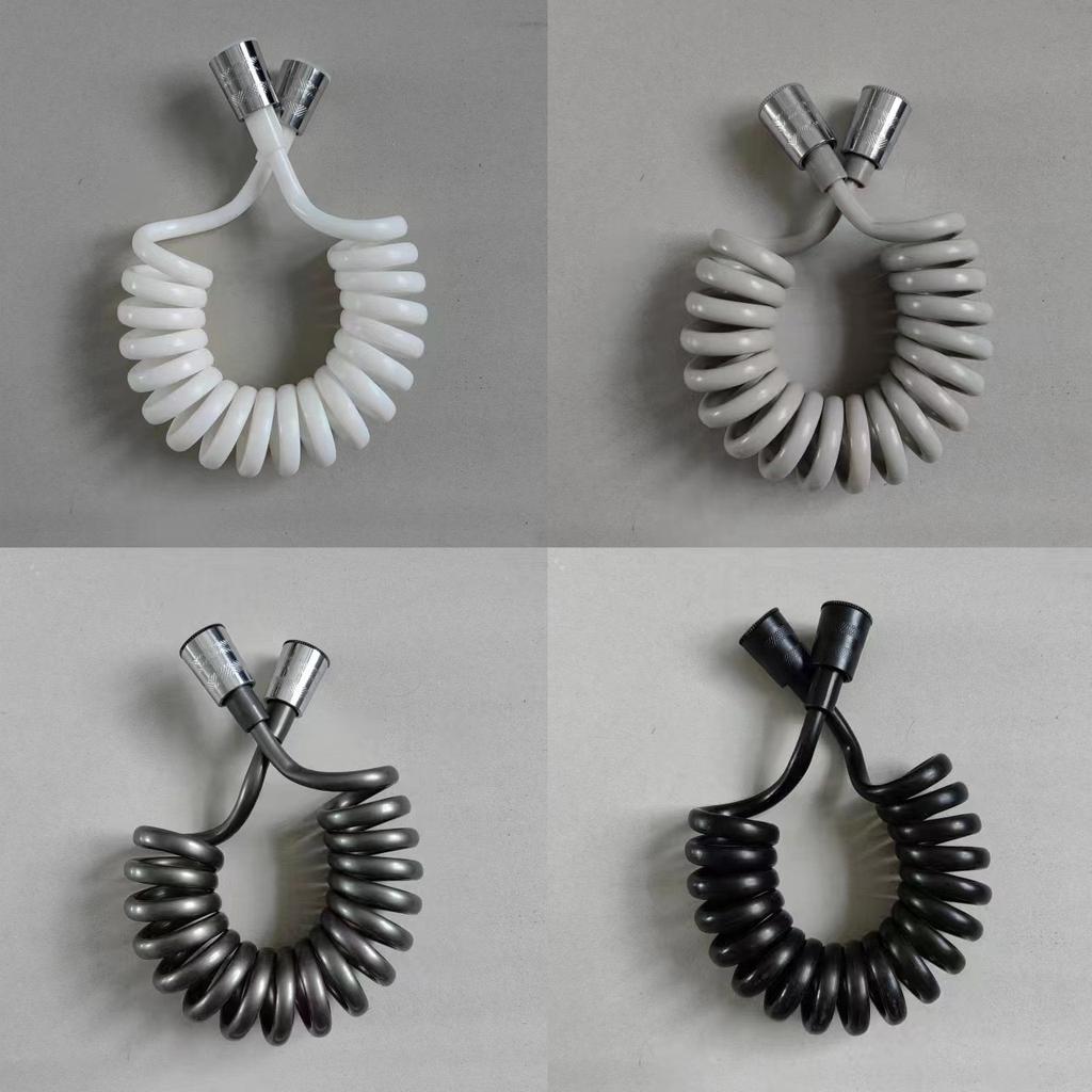 2mTelephone Line Shower Hose PU Bathroom Spring Flexible for Water Plumbing Toilet Bidet Sprayer Bathroom Accessories