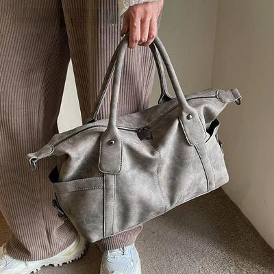 Borse a tracolla in pelle PU dal design retrò per donna 2024 borse a tracolla femminili con borsa grande per ascella alla moda coreana