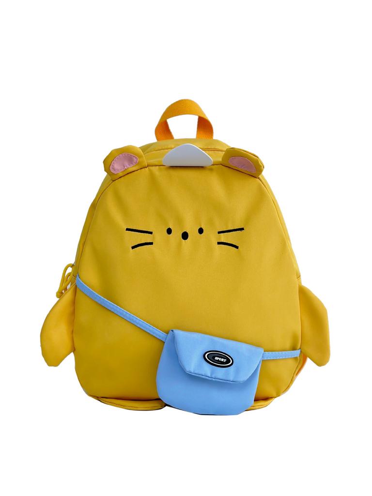 Cartoon Cute Cat Kids Backpack Lightweight Nylon Bag For School And Use Outdoor