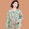 2025 New Chinese Style Mom's Autumn Suit Jacket for Middle-Aged and Elderly - Stylish Spring and Autumn Top
