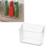 Floating Shelves Bin Organizer Plastic Hole Free Wall Mounted Storage Organizer Box