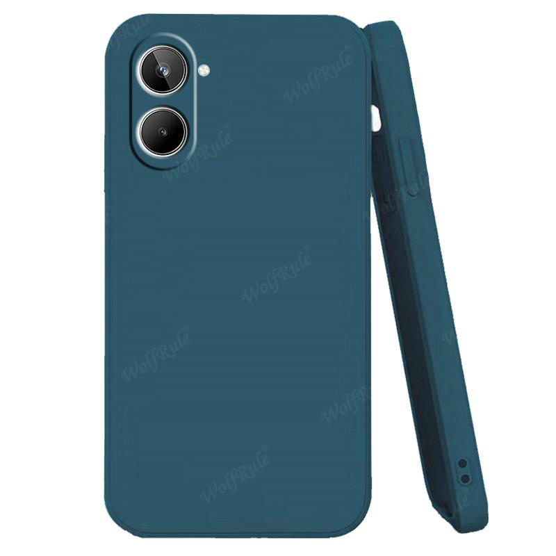 For Cover OPPO Realme 10 Case For OPPO Realme 10 Capas Liquid Silicone Phone Back Shockproof TPU Soft Cover For Realme 10 Fundas