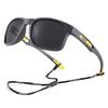 Outdoor New Kids Polarized Sunglasses Flexible Rectangular Frame Sports Boys Girls Sun Glass with Strap Age 3-12