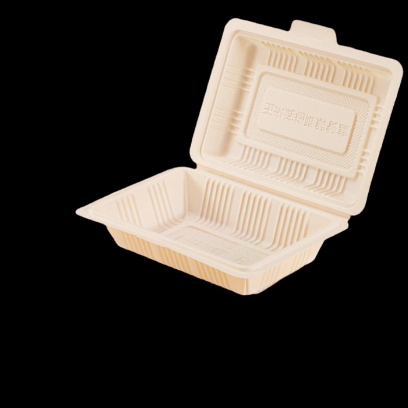 Corn Starch Disposable Square Food Container