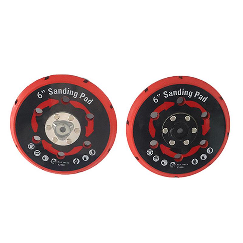 5/6 Inch Polishing Backing Plate High Hardness Self Adhesive Hook Loop Backup Plate Base For Car Surface Polishing Auto Repair