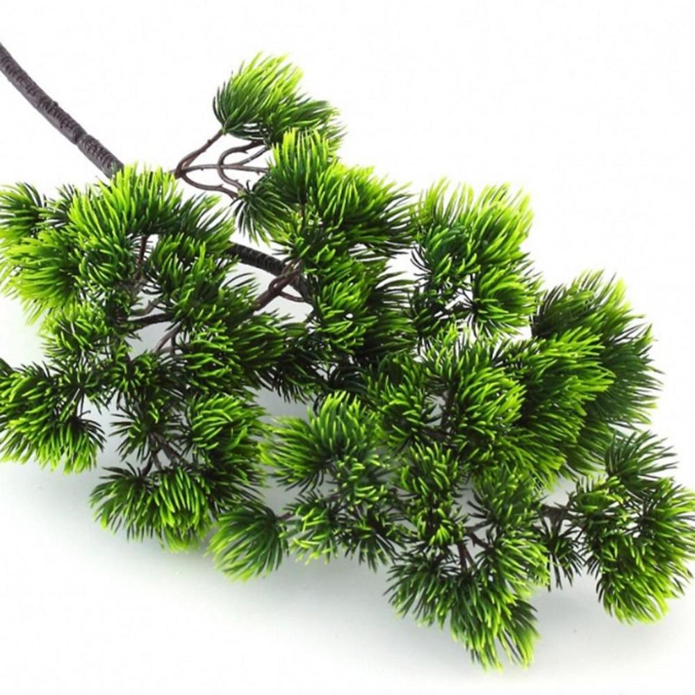 Xmas Wreath Crafts Christmas Supplies Fake Cypress Artificial Plant Pine Needles Plastic Pinaster