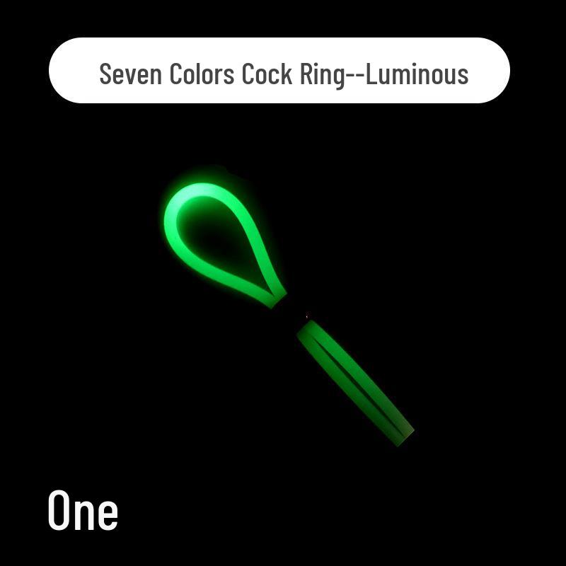 Adjustable Luminous Testicle Ring for Men - Anti-Shedding Erotic Restraint in Stock