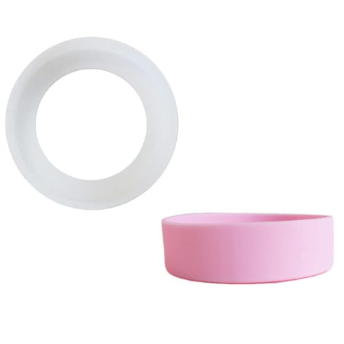 Bunnbeskyttere for vannflasker med pandafamilie, Silikon, Sett med 2, Flaskebunnhetter, Ripesikker, Sklisikker, Lydisolert, Kompatibel med Thermos, Zoj