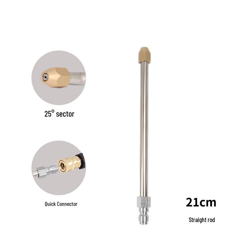 

High Pressure Car Wash Water Gun with Extension Rod and Fan-Shaped Elbow Nozzle