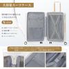 New technology 2nd generation suitcase carry case zipper frame TSA lock lightweight cute S size [GGQAAA] carry-on (White)