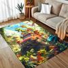 1PC Dinosaur Jungle Buggy Print Cartoon Carpet for Bedroom Living Room Bedside Sofa Floor Mat Modern Home Decor Area Rug