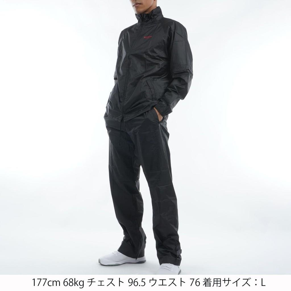 [Bridgestone Golf] Raincoat Rain Top and Bottom Set 80G45 Men's LL