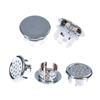 Ceramic Basin Chrome Hole Cover Sink Round Ring Spare Cover Hollow Overflow Cover Sink Basin Cap