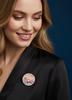 Funny Outdoor Sunrise Enamel Brooches Colorful Plated Wilderness Round Pins For Backpack Bag Badge