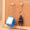 Creative Mini Socket Music Keychain Fun Singing Key Chain Couple Keyring Backpack Pendant Car Key Holder Cute Little Gift