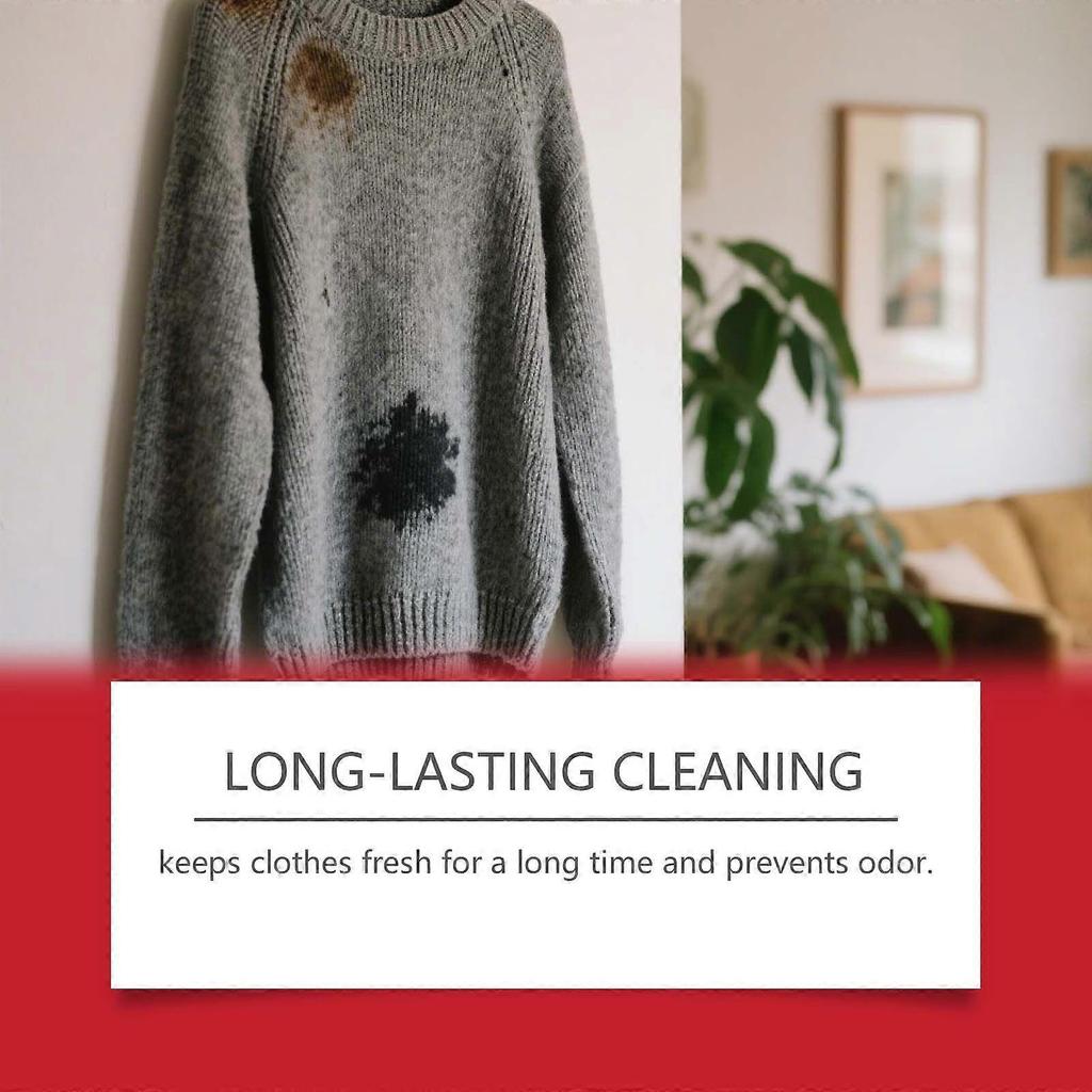 Fabric Stain Remover Spray for Clothes Gentle Clean, Lifts Oil Stains, Fresh Fragrance
